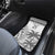 Custom Fiji Rugby Car Mats Polynesian Fijian Masi Palm Tree