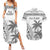 Custom Fiji Rugby Couples Matching Summer Maxi Dress and Hawaiian Shirt Polynesian Fijian Masi Palm Tree