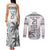 Custom Fiji Rugby Couples Matching Tank Maxi Dress and Long Sleeve Button Shirt Polynesian Fijian Masi Palm Tree