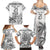 Custom Fiji Rugby Family Matching Summer Maxi Dress and Hawaiian Shirt Polynesian Fijian Masi Palm Tree