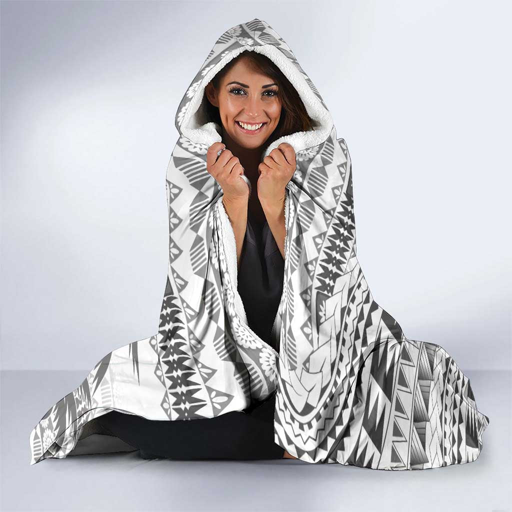 Custom Fiji Rugby Hooded Blanket Polynesian Fijian Masi Palm Tree LT9 - Polynesian Pride