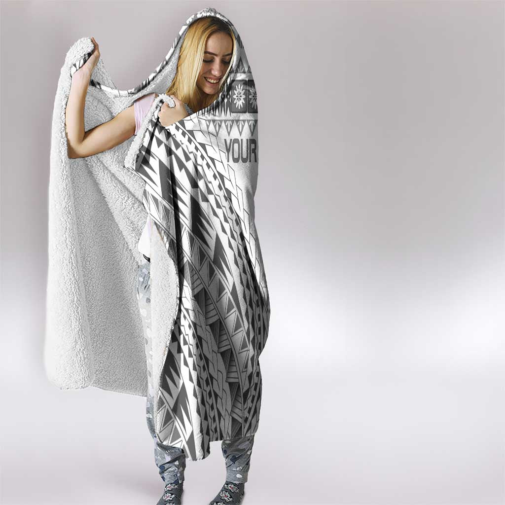 Custom Fiji Rugby Hooded Blanket Polynesian Fijian Masi Palm Tree LT9 - Polynesian Pride