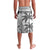 Custom Fiji Rugby Lavalava Polynesian Fijian Masi Palm Tree