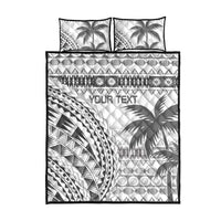Custom Fiji Rugby Quilt Bed Set Polynesian Fijian Masi Palm Tree LT9 - Polynesian Pride