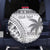 Custom Fiji Rugby Spare Tire Cover Polynesian Fijian Masi Palm Tree