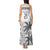 Custom Fiji Rugby Tank Maxi Dress Polynesian Fijian Masi Palm Tree