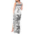 Custom Fiji Rugby Tank Maxi Dress Polynesian Fijian Masi Palm Tree