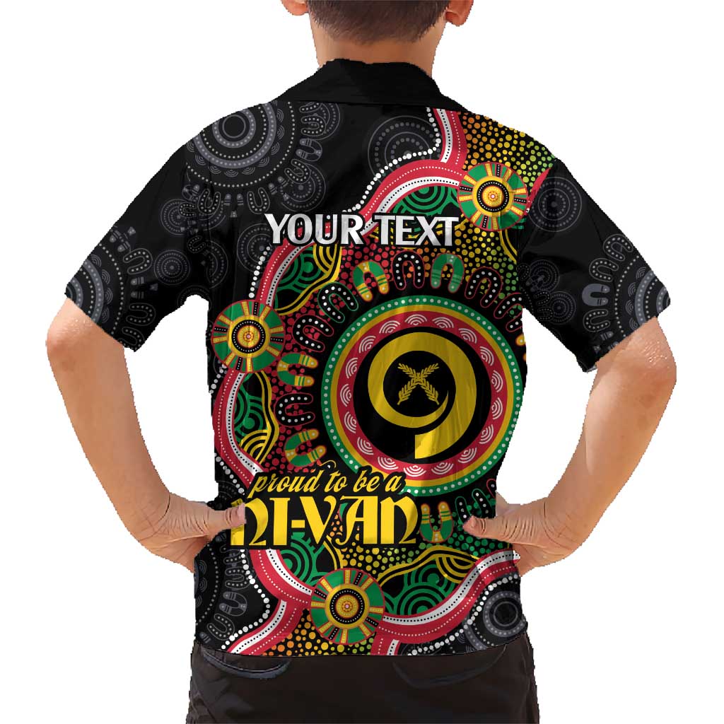 Vanuatu Personalised Hawaiian Shirt Aboriginal Dot Paitnting LT9 - Polynesian Pride