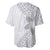 Lotu Tamaiti White Sunday Baseball Jersey Pacific Plumeria Flowers - White Version