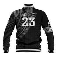 Custom Fiji New Zealand Rugby Baseball Jacket Make History Together LT9 - Polynesian Pride