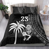 Custom Fiji New Zealand Rugby Bedding Set Make History Together LT9 - Polynesian Pride