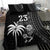 Custom Fiji New Zealand Rugby Bedding Set Make History Together