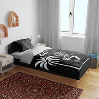 Custom Fiji New Zealand Rugby Bedding Set Make History Together LT9 - Polynesian Pride