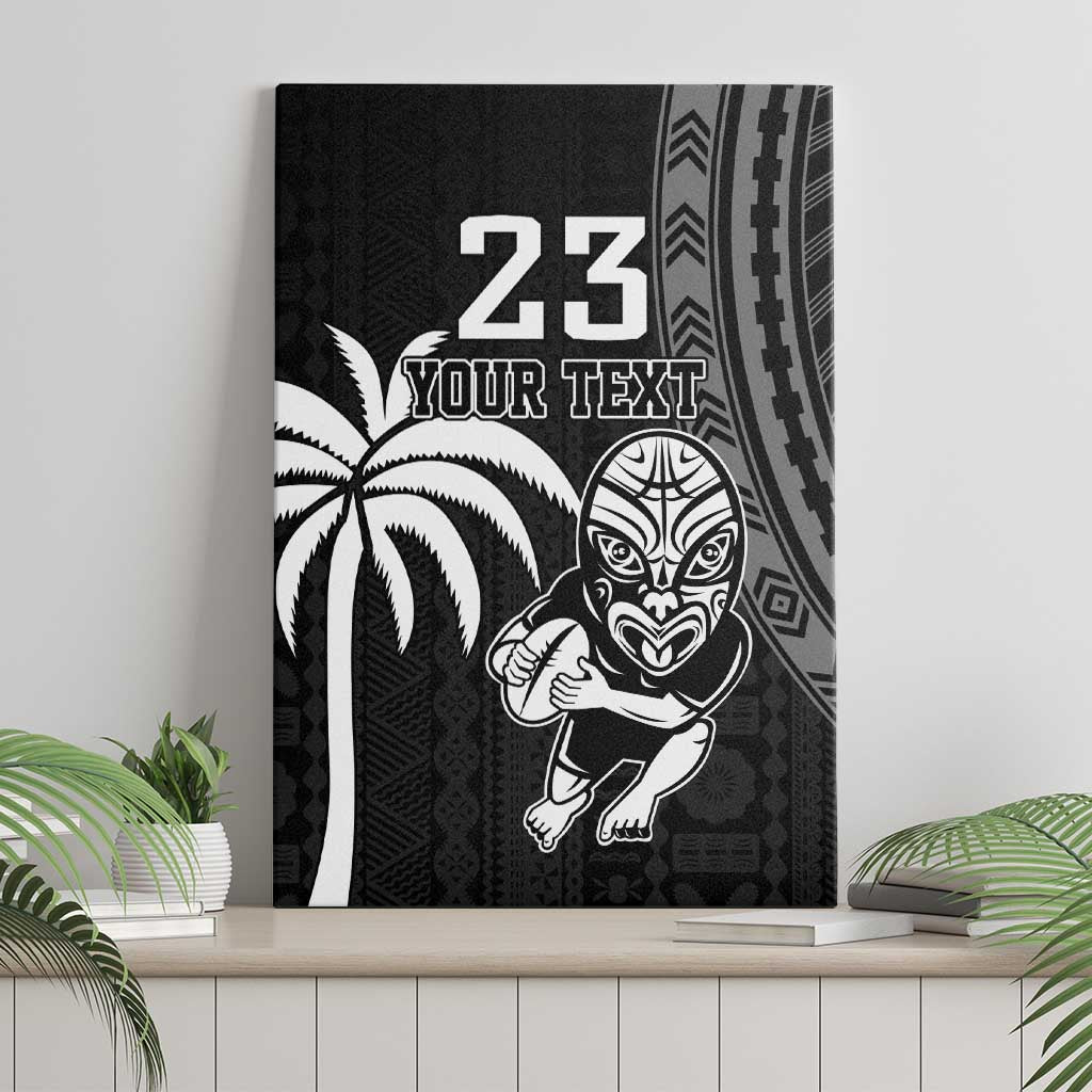Custom Fiji New Zealand Rugby Canvas Wall Art Make History Together LT9 - Polynesian Pride