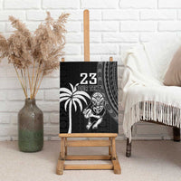 Custom Fiji New Zealand Rugby Canvas Wall Art Make History Together LT9 - Polynesian Pride