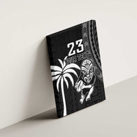 Custom Fiji New Zealand Rugby Canvas Wall Art Make History Together LT9 - Polynesian Pride
