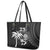 Custom Fiji New Zealand Rugby Leather Tote Bag Make History Together