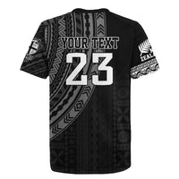 Custom Fiji New Zealand Rugby Rugby Jersey Make History Together LT9 - Polynesian Pride