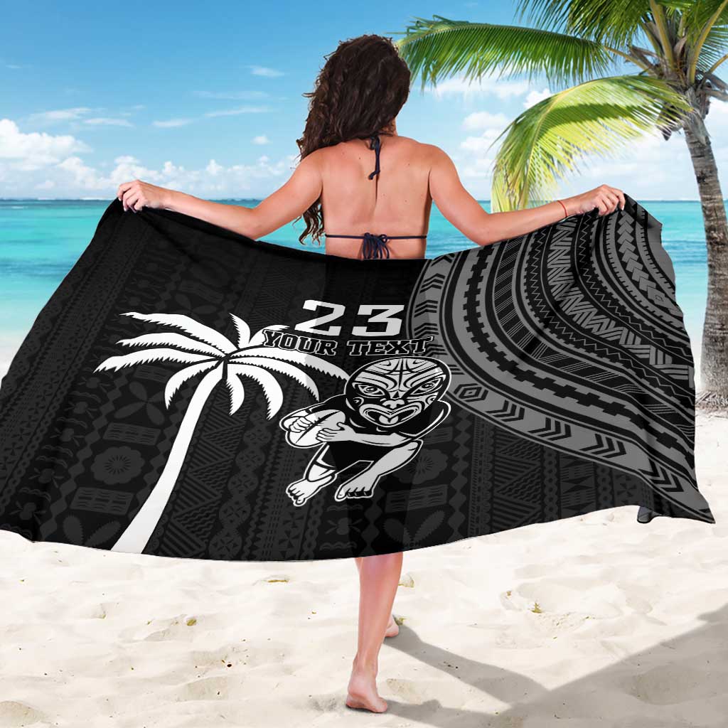 Custom Fiji New Zealand Rugby Sarong Make History Together LT9 - Polynesian Pride