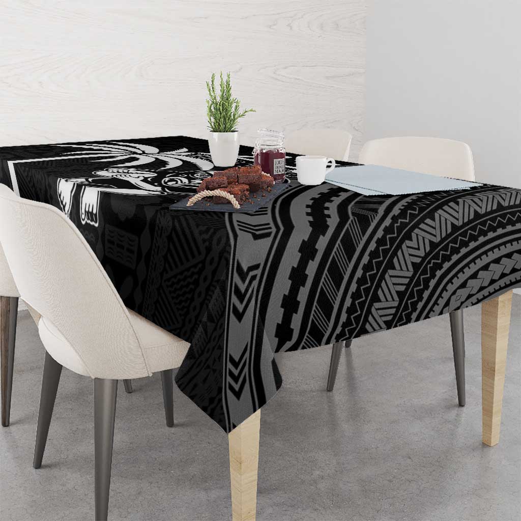 Custom Fiji New Zealand Rugby Tablecloth Make History Together LT9 - Polynesian Pride