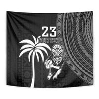 Custom Fiji New Zealand Rugby Tapestry Make History Together LT9 - Polynesian Pride