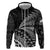 Custom Fiji New Zealand Rugby Hoodie Cibi Dance with Black Fern