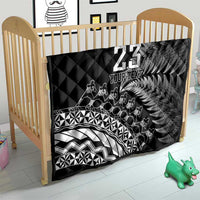 Custom Fiji New Zealand Rugby Quilt Cibi Dance with Black Fern LT9 - Polynesian Pride