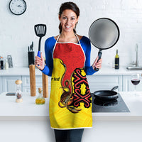 Personalised Papua New Guinea Oro Necklace Apron Gold Melanesia Traditional Pattern LT9 - Polynesian Pride