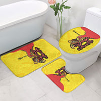 Personalised Papua New Guinea Oro Necklace Bathroom Set Gold Melanesia Traditional Pattern LT9 - Polynesian Pride