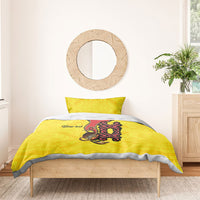Personalised Papua New Guinea Oro Necklace Bedding Set Gold Melanesia Traditional Pattern LT9 - Polynesian Pride