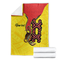 Personalised Papua New Guinea Oro Necklace Blanket Gold Melanesia Traditional Pattern LT9 - Polynesian Pride