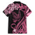 Polynesian Floral Butterfly Family Matching Mermaid Dress and Hawaiian Shirt Breast Cancer Pink Ribbon LT9 - Polynesian Pride