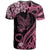 Personalised Polynesian Floral Butterfly T Shirt Breast Cancer Pink Ribbon LT9 - Polynesian Pride