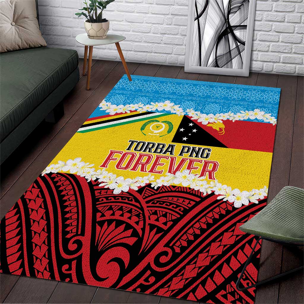 Torba PNG Forever Area Rug Polynesian Sand Art LT9 Green - Polynesian Pride