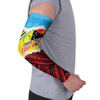 Personalised Torba PNG Forever Arm Sleeves Polynesian Sand Art LT9 - Polynesian Pride