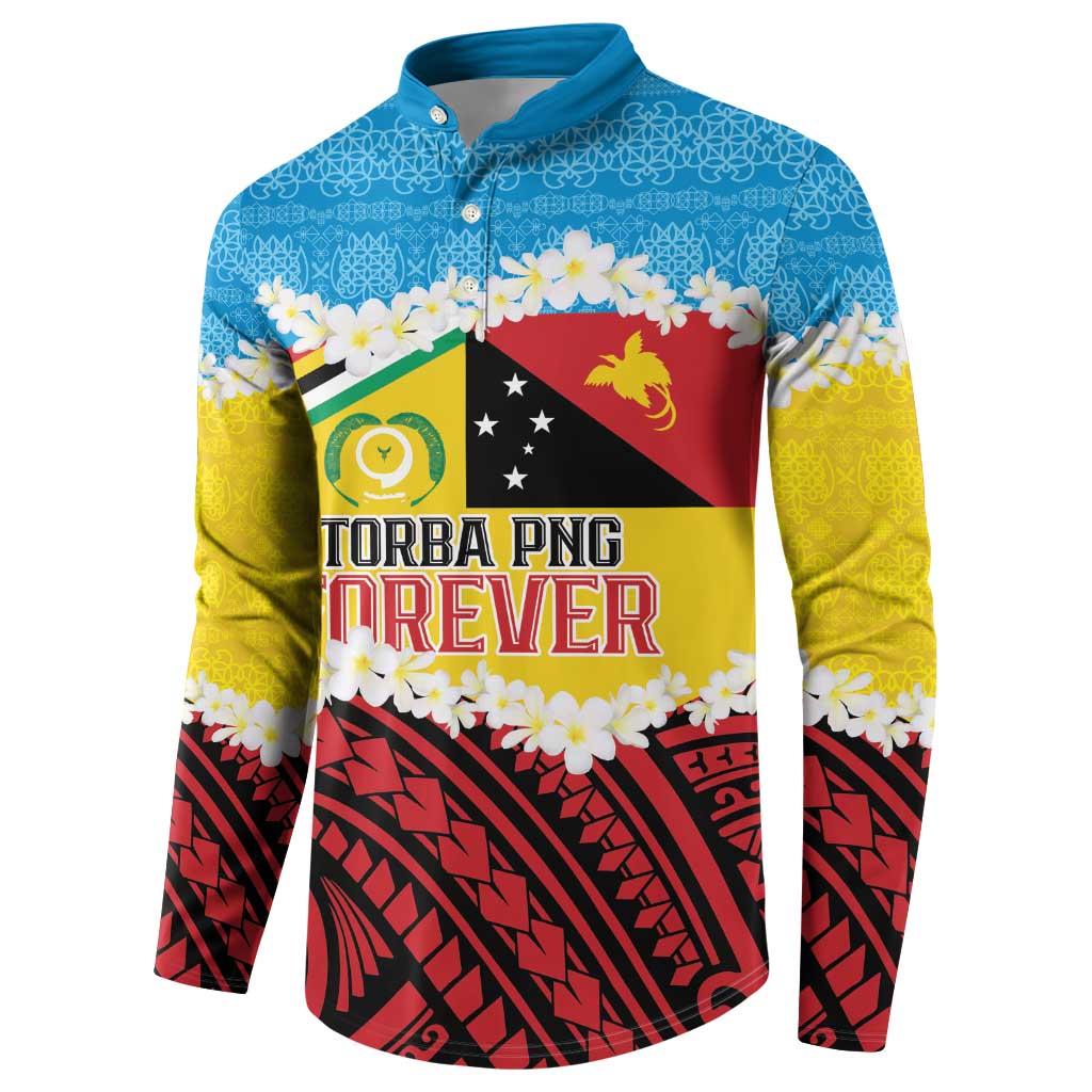 Personalised Torba PNG Forever Button Sweatshirt Polynesian Sand Art LT9 - Polynesian Pride
