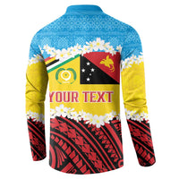 Personalised Torba PNG Forever Button Sweatshirt Polynesian Sand Art LT9 - Polynesian Pride