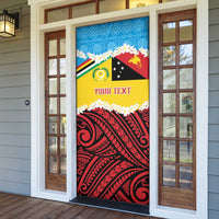 Personalised Torba PNG Forever Door Cover Polynesian Sand Art LT9 - Polynesian Pride