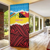 Personalised Torba PNG Forever Door Cover Polynesian Sand Art LT9 - Polynesian Pride