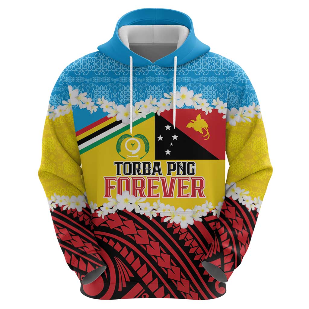 Personalised Torba PNG Forever Hoodie Polynesian Sand Art LT9 - Polynesian Pride