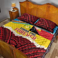 Torba PNG Forever Quilt Bed Set Polynesian Sand Art LT9 - Polynesian Pride