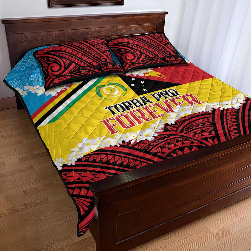 Torba PNG Forever Quilt Bed Set Polynesian Sand Art LT9 - Polynesian Pride