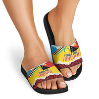 Torba PNG Forever Slide Sandals Polynesian Sand Art LT9 - Polynesian Pride
