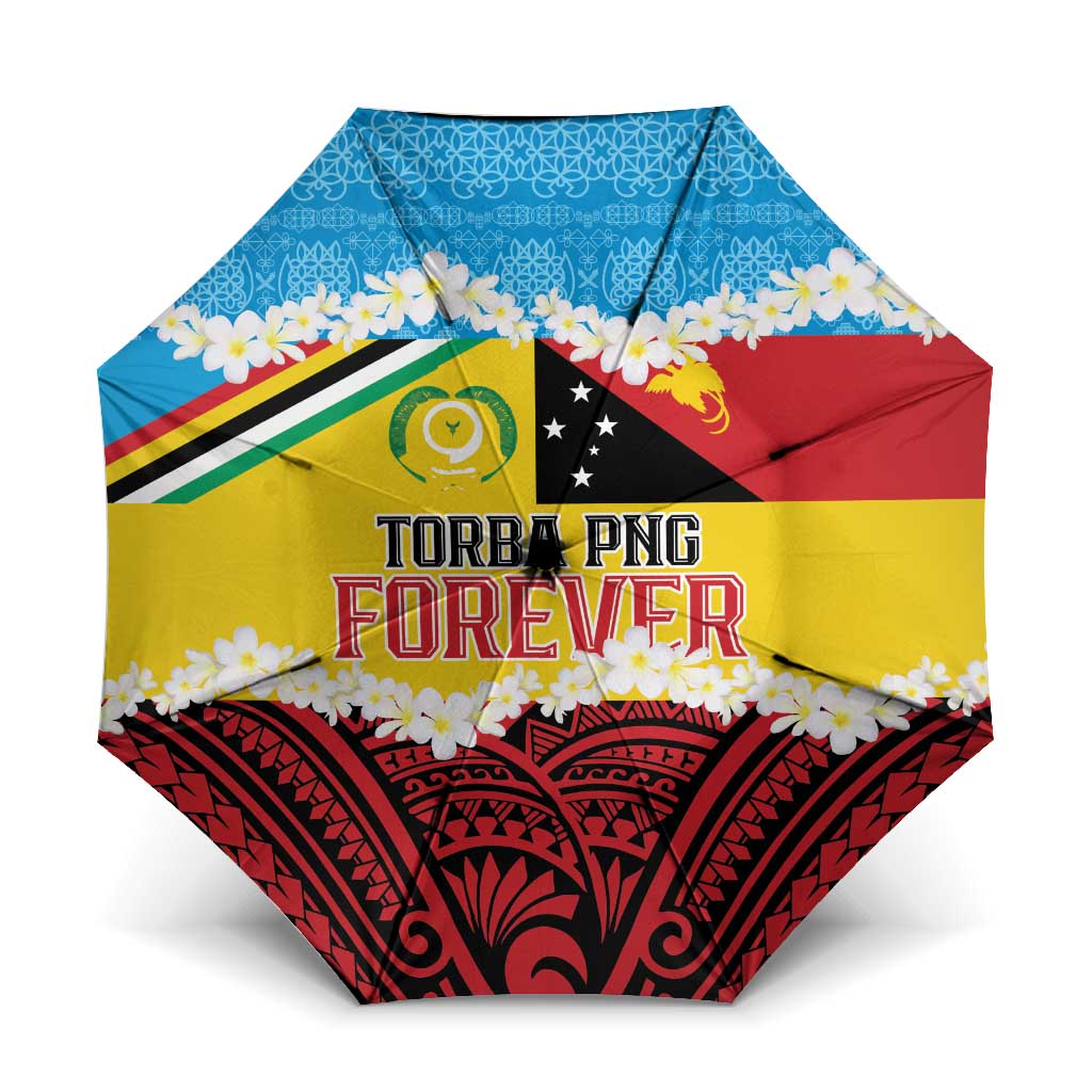 Torba PNG Forever Umbrella Polynesian Sand Art LT9 One Size Folded 11.42 inch Opened Diameter 37.4 inch Green - Polynesian Pride