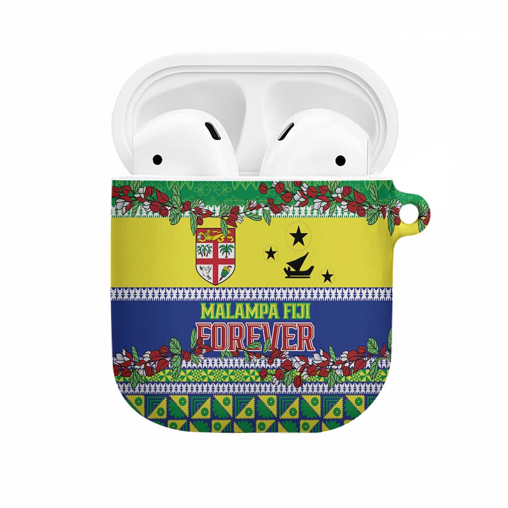 Malampa Fiji Forever AirPods Case Tagimoucia Polynesian Sand Drawing LT9 Yellow - Polynesian Pride