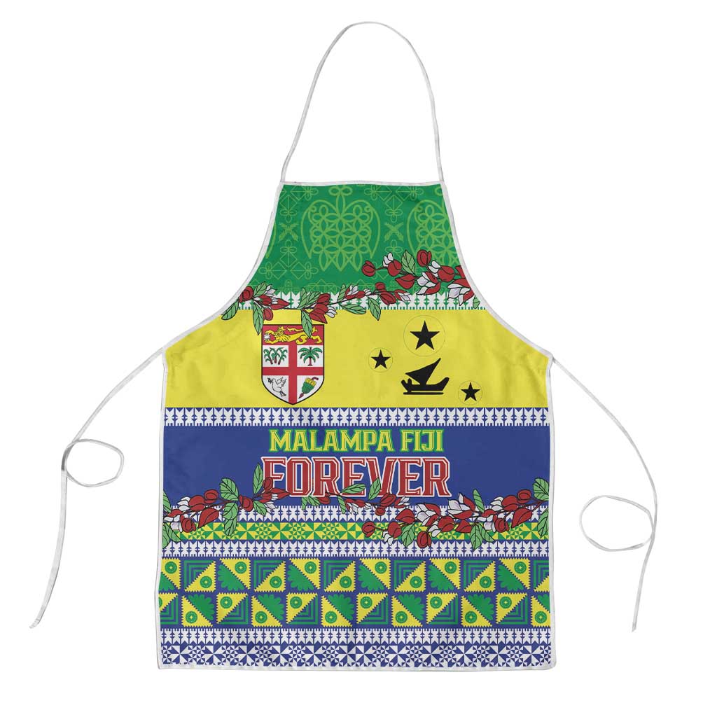 Malampa Fiji Forever Apron Tagimoucia Polynesian Sand Drawing LT9 Yellow - Polynesian Pride