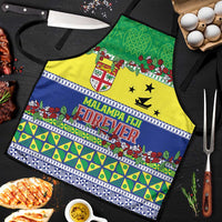 Malampa Fiji Forever Apron Tagimoucia Polynesian Sand Drawing LT9 Yellow - Polynesian Pride