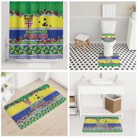 Malampa Fiji Forever Bathroom Set Tagimoucia Polynesian Sand Drawing LT9 - Polynesian Pride