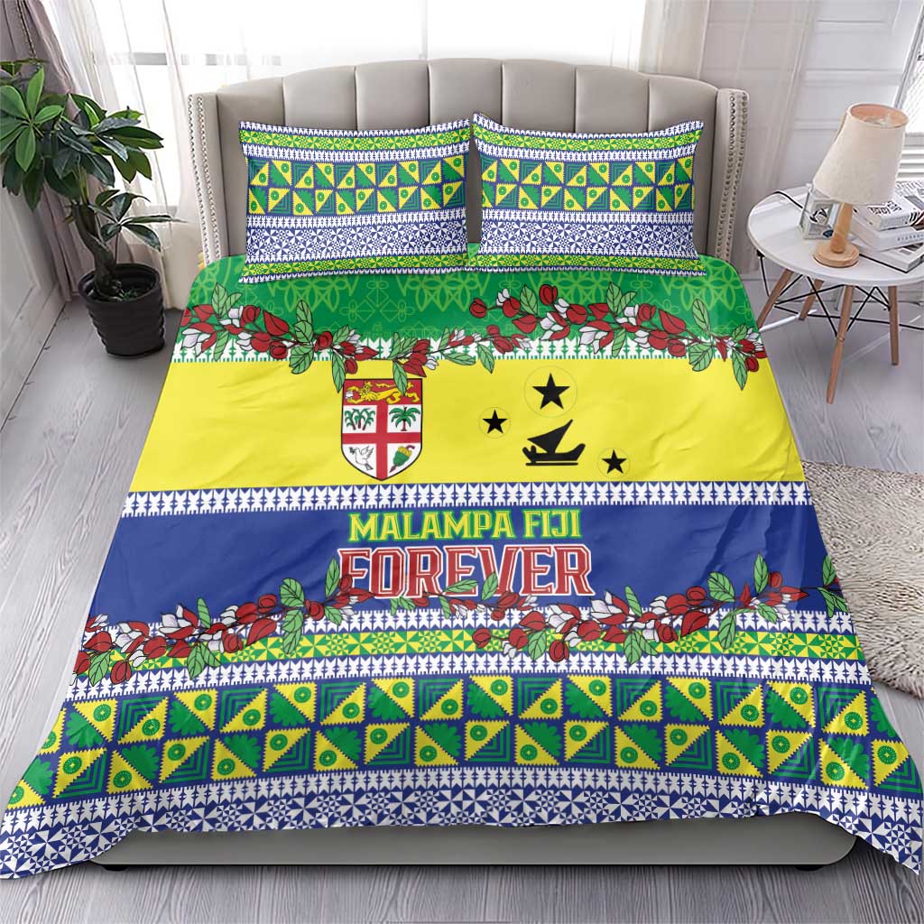 Malampa Fiji Forever Bedding Set Tagimoucia Polynesian Sand Drawing LT9 - Polynesian Pride