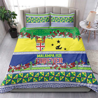 Malampa Fiji Forever Bedding Set Tagimoucia Polynesian Sand Drawing LT9 - Polynesian Pride